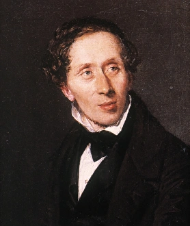 HANS CHRISTIAN ANDERSEN (1805-1875). Danish author. Oil on canvas (detail), 1836 HANS CHRISTIAN ANDERSEN (1805-1875). Danish author. Oil on canvas (detail), 1836