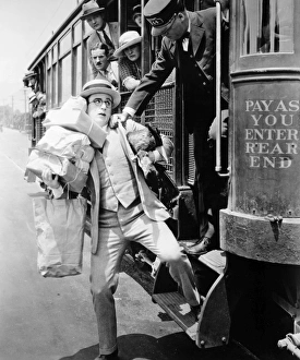 HAROLD LLOYD (1889-1971). American comedian. Lloyd in a 1920s film still HAROLD LLOYD (1889-1971). American comedian. Lloyd in a 1920s film still