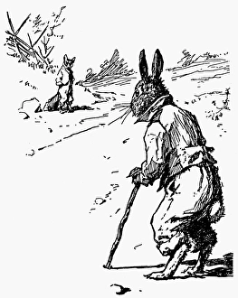 HARRIS: UNCLE REMUS, 1895. Brer Rabbit and Brer Fox HARRIS: UNCLE REMUS, 1895. Brer Rabbit and Brer Fox