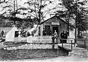 Headquarters of The Sanitary Commission Organization at Brandy Station Headquarters of The Sanitary Commission Organization at Brandy Station