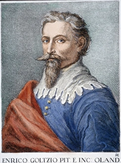 HENDRIK GOLTZIUS (1558-1617). Dutch engraver, etcher and painter HENDRIK GOLTZIUS (1558-1617). Dutch engraver, etcher and painter