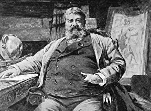 HENRY HOBSON RICHARDSON (1838-1886). American architect. Oil by Hubert von Herkomer HENRY HOBSON RICHARDSON (1838-1886). American architect. Oil by Hubert von Herkomer