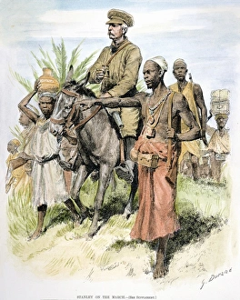 HENRY MORTON STANLEY (1841-1904) and Sidi Mubarak Bombay (1820-1885) on the 1871 expedition into central Africa to HENRY MORTON STANLEY (1841-1904) and Sidi Mubarak Bombay (1820-1885) on the 1871 expedition into central Africa to