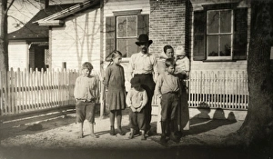 HINE: FARMER, 1913. The Paulk family at their home in Kirkland, Georgia HINE: FARMER, 1913. The Paulk family at their home in Kirkland, Georgia