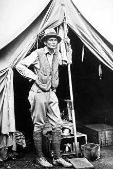 HIRAM BINGHAM (1875-1956). American explorer, teacher, and politician. Photographed by E HIRAM BINGHAM (1875-1956). American explorer, teacher, and politician. Photographed by E