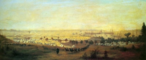 HOPE: ARMY OF THE POTOMAC. The Army of the Potomac. Oil on canvas by James Hope, 1865 HOPE: ARMY OF THE POTOMAC. The Army of the Potomac. Oil on canvas by James Hope, 1865