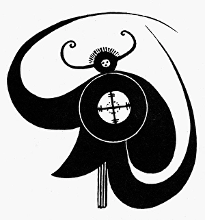HOPI SKY GOD. The Hopi Native American sky god, Tunwup, depicting the compass points HOPI SKY GOD. The Hopi Native American sky god, Tunwup, depicting the compass points