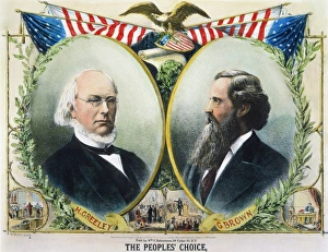 Horace Greeley and Benjamin Gratz Brown as the Liberal Republican candidates for Horace Greeley and Benjamin Gratz Brown as the Liberal Republican candidates for