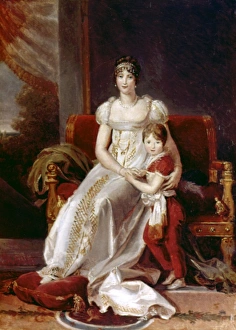HORTENSE de BEAUHARNAIS (1783-1837). Queen of Holland, 1806-1810. With her son HORTENSE de BEAUHARNAIS (1783-1837). Queen of Holland, 1806-1810. With her son