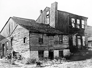 HUCKLEBERRY FINN'S HOME. House, built c1840, in Hannibal, Missouri, which was the HUCKLEBERRY FINN'S HOME. House, built c1840, in Hannibal, Missouri, which was the