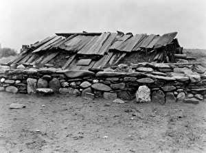 HUPA SWEAT LODGE, c1923. A sweat lodge, an underground building surrounded by a HUPA SWEAT LODGE, c1923. A sweat lodge, an underground building surrounded by a