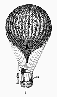 Hydrogen-filled hot air balloon invented by Jacques Charles in 1783 Hydrogen-filled hot air balloon invented by Jacques Charles in 1783