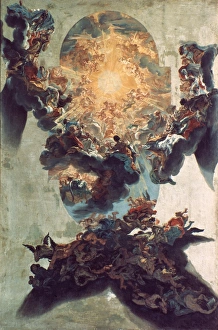 IL BACICCIO: GLORY, 1670. Glory in the Name of Jesus. Fresco, 1670 IL BACICCIO: GLORY, 1670. Glory in the Name of Jesus. Fresco, 1670