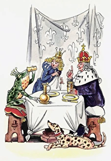 Illustration by Fritz Kredel for the fairy tale by Brothers Grimm Illustration by Fritz Kredel for the fairy tale by Brothers Grimm