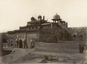 INDIA: AGRA RED FORT. One of the many buildings within Agra Fort in the state of INDIA: AGRA RED FORT. One of the many buildings within Agra Fort in the state of
