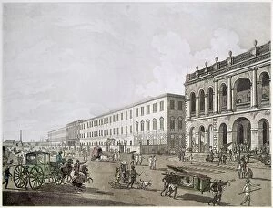 Horse Drawn Collection: INDIA: CALCUTTA, c1786. The Old Court House and Writers Building, a home for young