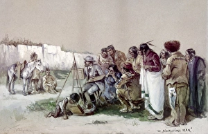 INDIANS: PORTRAIT PAINTING. The Big Medicine Man INDIANS: PORTRAIT PAINTING. The Big Medicine Man