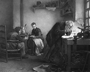 INVENTOR, 19th CENTURY. Lithograph, 19th century INVENTOR, 19th CENTURY. Lithograph, 19th century