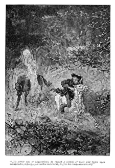 IRVING: SLEEPY HOLLOW. The Legend of Sleepy Hollow. Wood engraving, late 19th century IRVING: SLEEPY HOLLOW. The Legend of Sleepy Hollow. Wood engraving, late 19th century