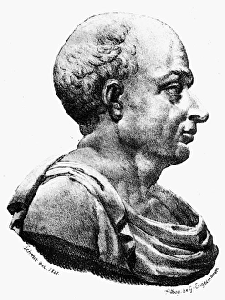 Italian physician and physicist. Lithograph, 19th century Italian physician and physicist. Lithograph, 19th century