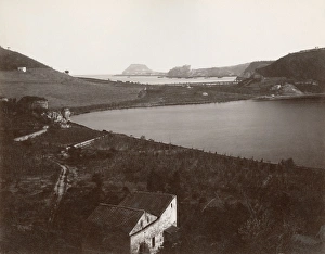 ITALY: LUCRINUS LACUS. Lago di Lucrino in Naples, Italy. Photograph by Giorgio Sommer ITALY: LUCRINUS LACUS. Lago di Lucrino in Naples, Italy. Photograph by Giorgio Sommer