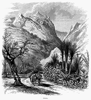 ITALY: SICILY, c1875. Cape Faro, which overlooks the Strait of Messina between ITALY: SICILY, c1875. Cape Faro, which overlooks the Strait of Messina between