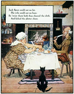 Jack Sprat and his Wife. Drawing by Frederick Richardson, 1915 Jack Sprat and his Wife. Drawing by Frederick Richardson, 1915
