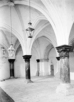 JERUSALEM: LAST SUPPER. The interior chamber of the Cenacle, the site of the Last JERUSALEM: LAST SUPPER. The interior chamber of the Cenacle, the site of the Last