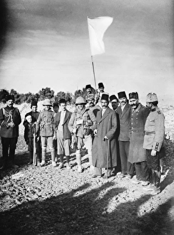 JERUSALEM: SURRENDER, 1917. The mayor of Jerusalem, Hussein Bey al-Husayni JERUSALEM: SURRENDER, 1917. The mayor of Jerusalem, Hussein Bey al-Husayni
