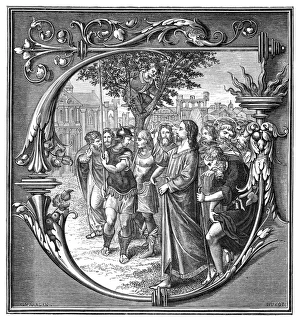 JESUS AND ZACCHAUES. Zacchaeus, a tax collector, who had climbed into a tree to JESUS AND ZACCHAUES. Zacchaeus, a tax collector, who had climbed into a tree to