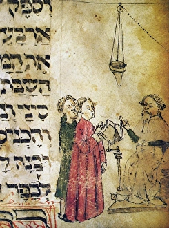 JEWISH TEACHER. A master and his pupils JEWISH TEACHER. A master and his pupils