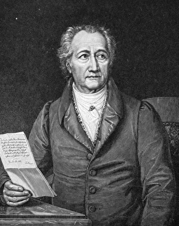 JOHANN GOETHE (1749-1832). Johann Wolfgang Goethe. German man of letters and poet JOHANN GOETHE (1749-1832). Johann Wolfgang Goethe. German man of letters and poet