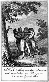 JOHN ANDRE (1751-1780). The capture of Major John Andre JOHN ANDRE (1751-1780). The capture of Major John Andre