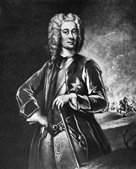 JOHN CAMPBELL (1678-1743). 2nd Duke of Argyll, 1st Duke of Greenwich. Scottish military leader. Mezzotint engraving, 18th century, after a painting by William Aikman JOHN CAMPBELL (1678-1743). 2nd Duke of Argyll, 1st Duke of Greenwich. Scottish military leader. Mezzotint engraving, 18th century, after a painting by William Aikman
