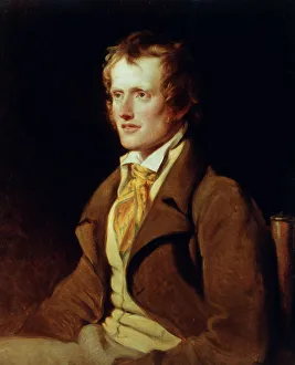 JOHN CLARE (1793-1864). English poet. Oil on canvas, 1820, by William Hilton JOHN CLARE (1793-1864). English poet. Oil on canvas, 1820, by William Hilton