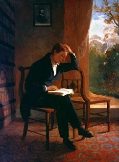 Images Dated 9th June 2010: JOHN KEATS (1795-1821). English poet. Oil on canvas, 1821, by Joseph Severn