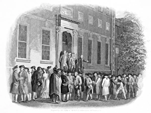 John Nixon announces the Declaration of Independence at the State House, Philadelphia John Nixon announces the Declaration of Independence at the State House, Philadelphia