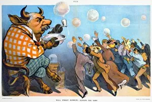 Wall Street Gallery: JOHN PIERPONT MORGAN (1837-1913). Wall Street Bubbles - Always the Same : J.P