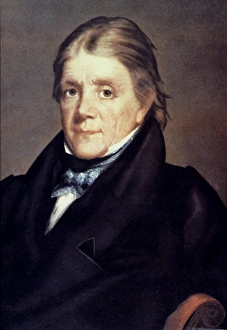 JOHN RANDOLPH (1773-1833). American legislator. Oil on canvas by Chester Harding JOHN RANDOLPH (1773-1833). American legislator. Oil on canvas by Chester Harding