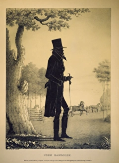 JOHN RANDOLPH (1773-1833). American politician. Lithograph, 1844, by E.B. & E.C JOHN RANDOLPH (1773-1833). American politician. Lithograph, 1844, by E.B. & E.C