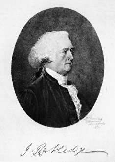 JOHN RUTLEDGE (1739-1800). American jurist. Etching, 1890, by Max Rosenthal JOHN RUTLEDGE (1739-1800). American jurist. Etching, 1890, by Max Rosenthal