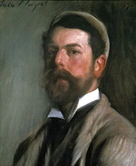 Artists Collection: JOHN SINGER SARGENT (1856-1925): self-portrait. Oil on canvas, 1892