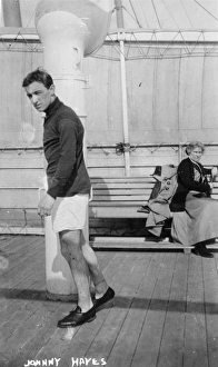 JOHNNY HAYES (1886-1965). American athlete. Photograph, c1910 JOHNNY HAYES (1886-1965). American athlete. Photograph, c1910