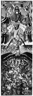 LAST JUDGMENT. Oil on panel by Jan van Eyck (1370?-?1440) LAST JUDGMENT. Oil on panel by Jan van Eyck (1370?-?1440)