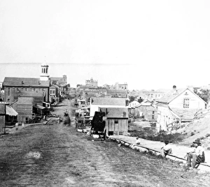 KANSAS: LEAVENWORTH, 1867. Fifth Street, Leavenworth, Kansas, in 1867 KANSAS: LEAVENWORTH, 1867. Fifth Street, Leavenworth, Kansas, in 1867