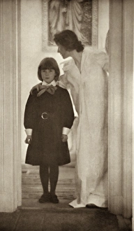 KASEBIER: WOMEN, 1899. Blessed Art Thou among Women. Photograph by Gertrude Kasebier KASEBIER: WOMEN, 1899. Blessed Art Thou among Women. Photograph by Gertrude Kasebier