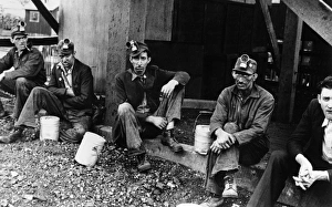 KENTUCKY: COAL MINERS, 1935. Coal miners in Jenkins, Kentucky. Photograph by Ben Shahn KENTUCKY: COAL MINERS, 1935. Coal miners in Jenkins, Kentucky. Photograph by Ben Shahn