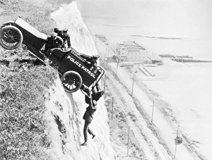 KEYSTONE KOPS. The Keystone Kops in a scene from Days Of Thrills And Laughter KEYSTONE KOPS. The Keystone Kops in a scene from Days Of Thrills And Laughter