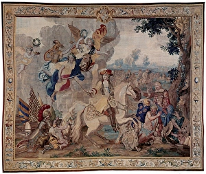 KING LOUIS XIV OF FRANCE (1638-1715) at the Siege of a City KING LOUIS XIV OF FRANCE (1638-1715) at the Siege of a City