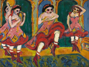 KIRCHNER: CZARDAS DANCERS. Oil on canvas, Ernst Ludwig Kirchner, c1905 KIRCHNER: CZARDAS DANCERS. Oil on canvas, Ernst Ludwig Kirchner, c1905